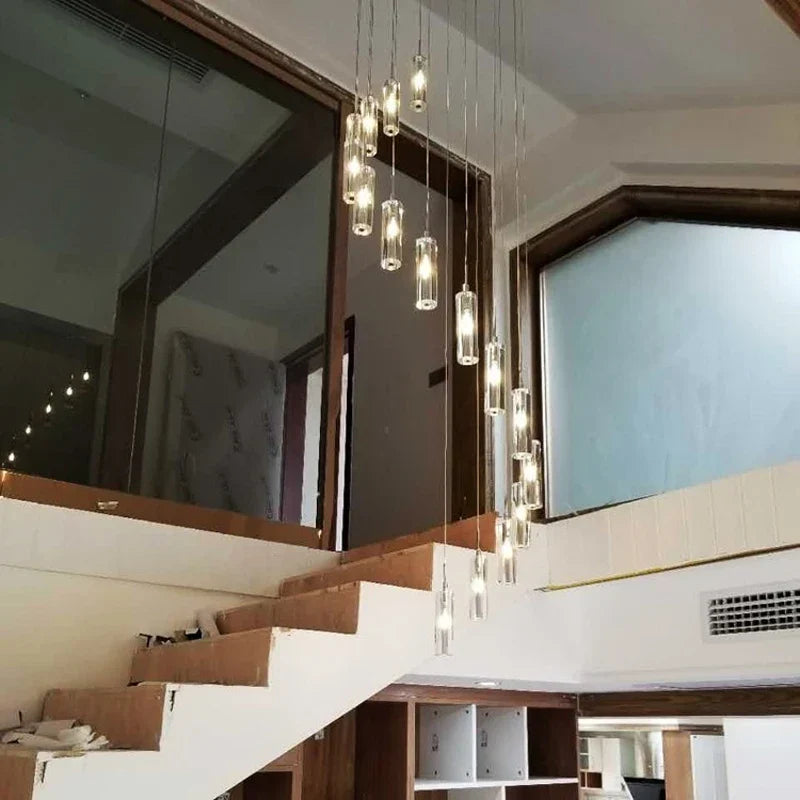 Spiral Crystal Chandelier, view 3
