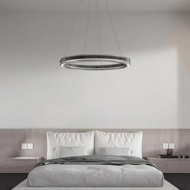 Smoked glass ring light