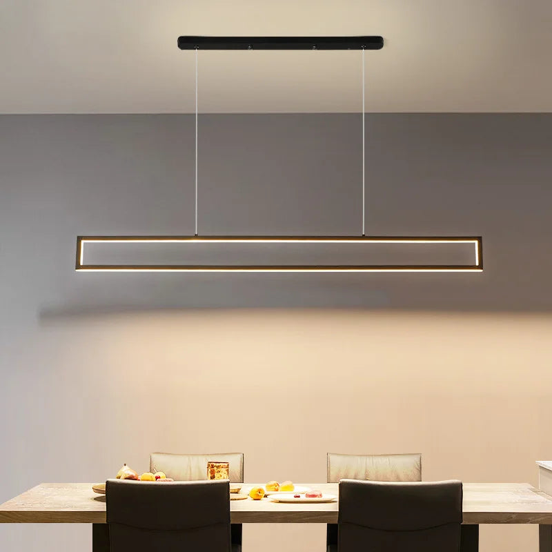 Rectangular LED Pendant, view 4