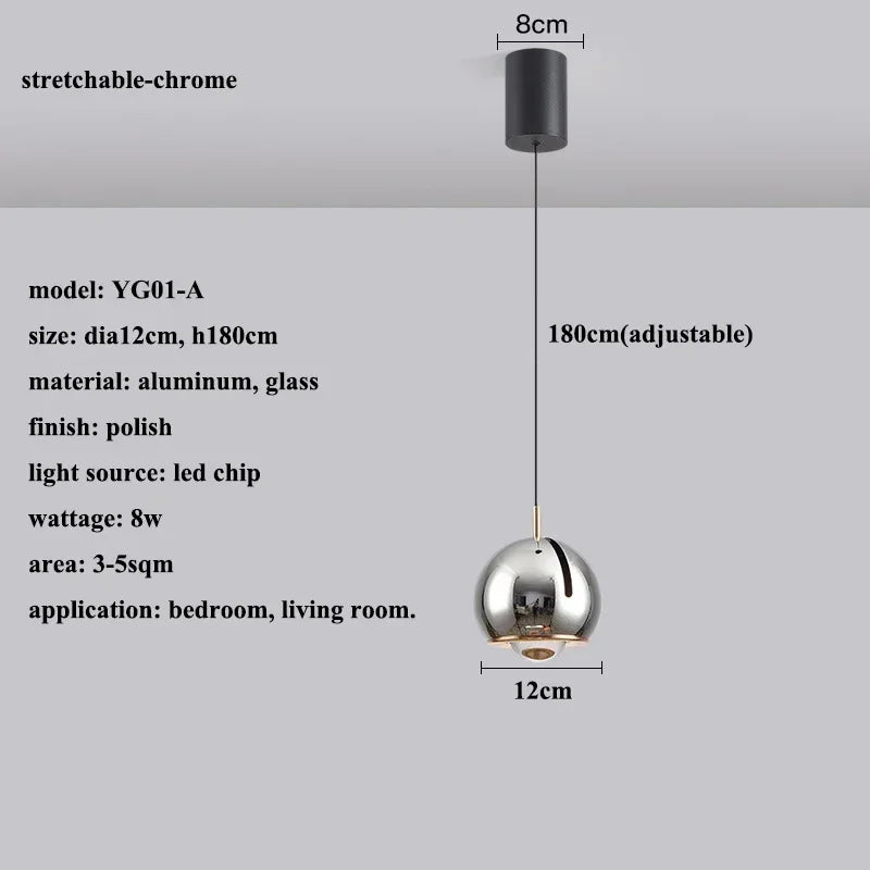 Adjustable LED Pendant, view 12