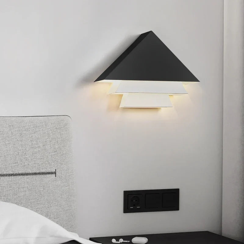 White loft light in a bedroom