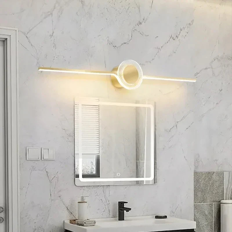 Modern aluminum LED wall light