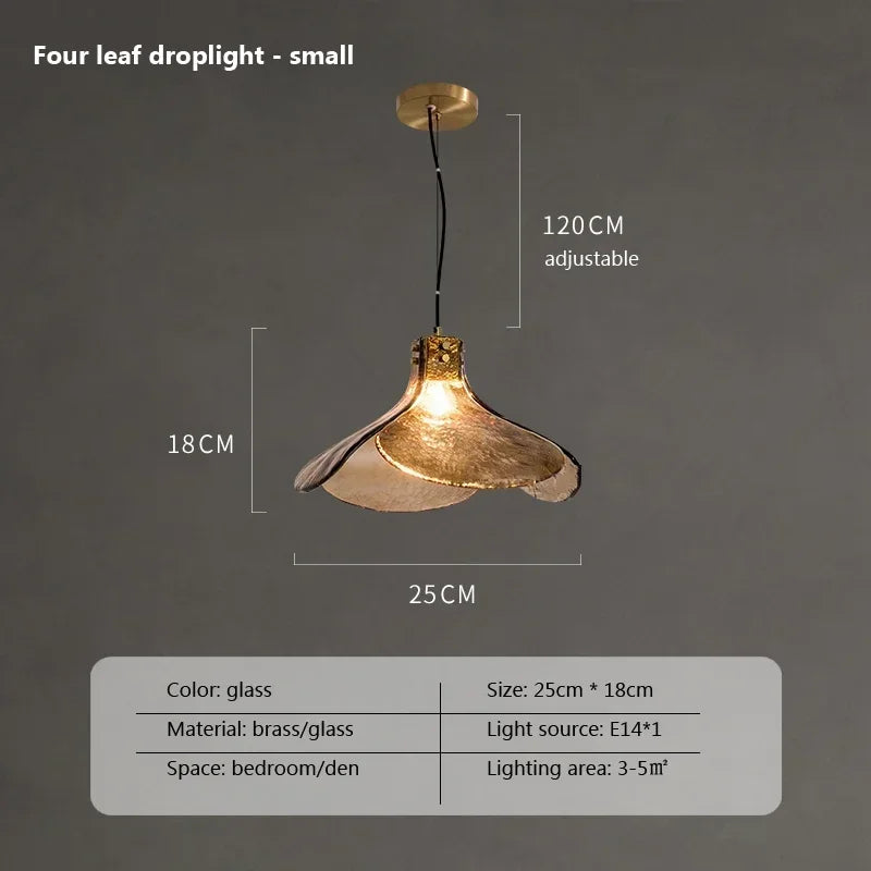 Brown Glass LED Pendant, view 7