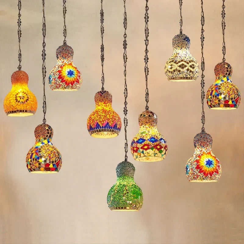 Moroccan glass light