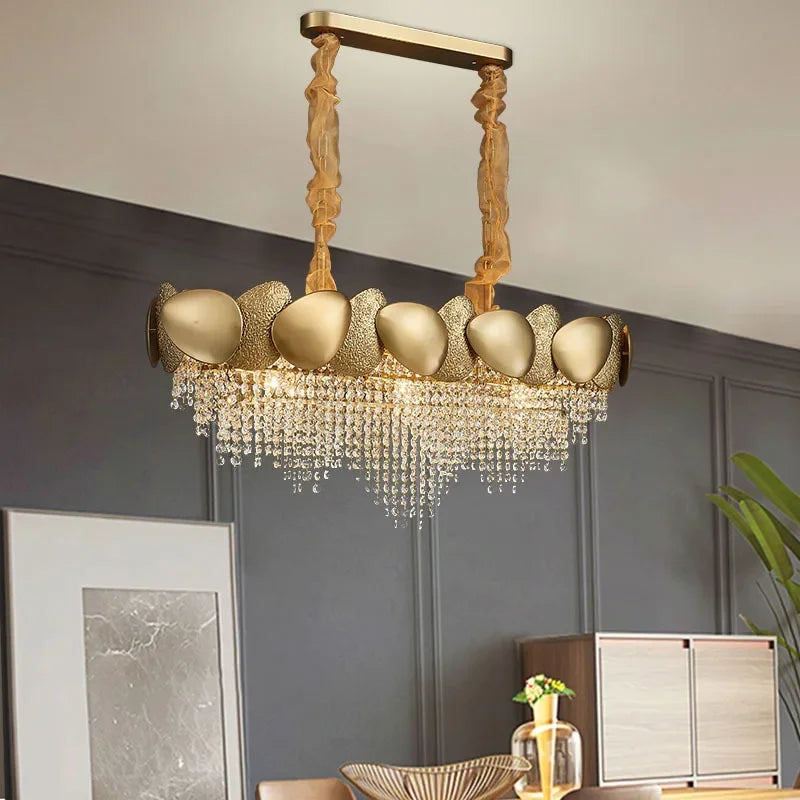 Crystal wall light