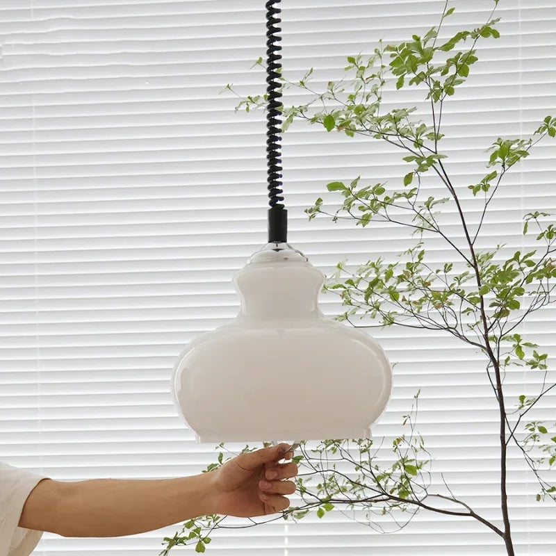 Nordic Colored Glass Bar Pendant, view 4