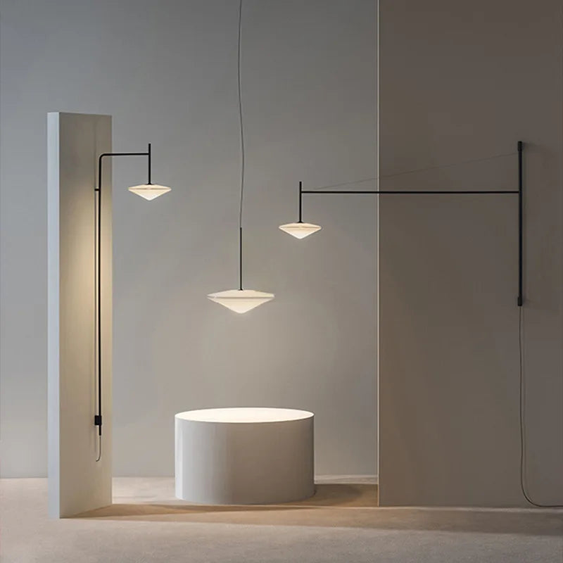 Swing arm reading light
