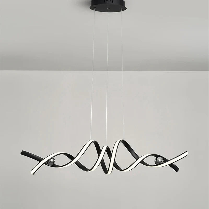 Linear LED pendant light