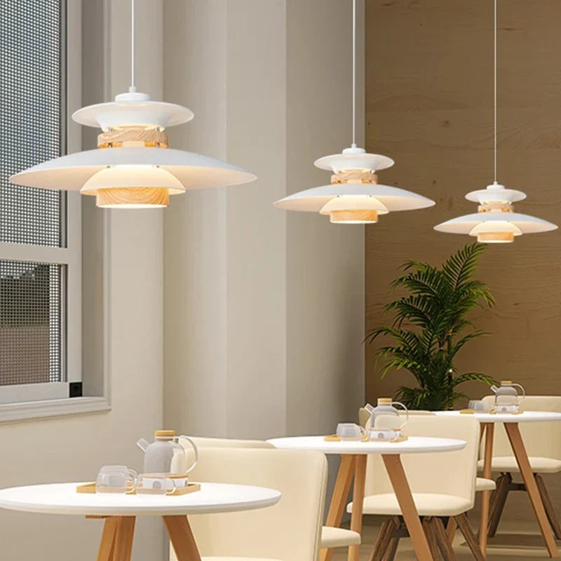 Umbrella pendant light