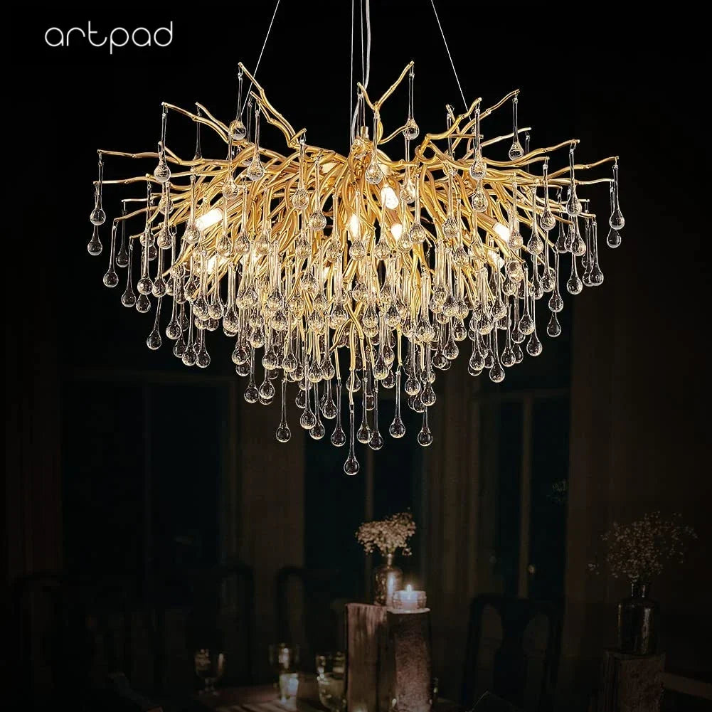 Raindrop chandelier