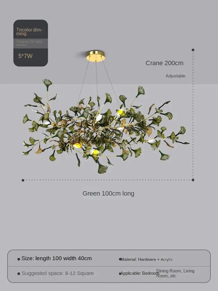 Ginkgo Leaf Pendant, view 9