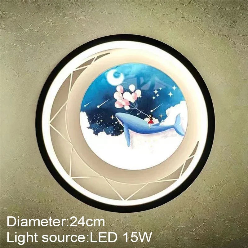 Round Glass LED Light, view 15