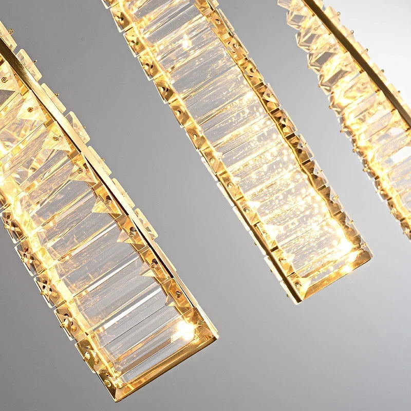 Art Deco Crystal Pendant, view 6