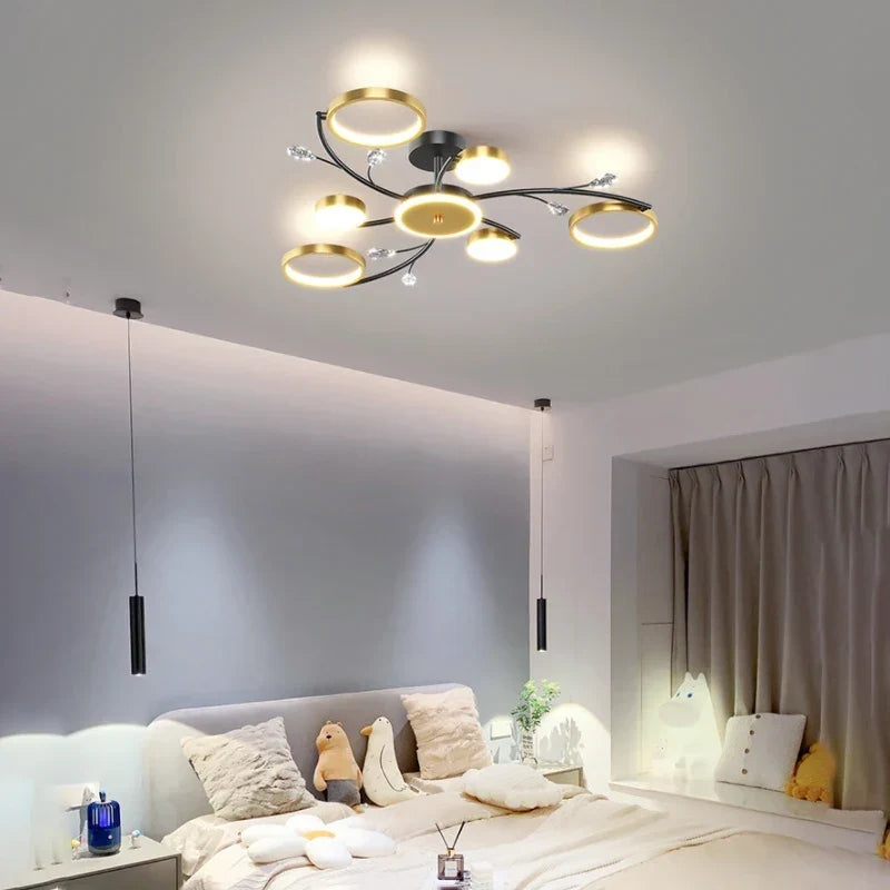Bright LED chandelier