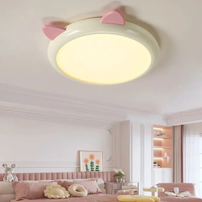 Silver nursery lamp