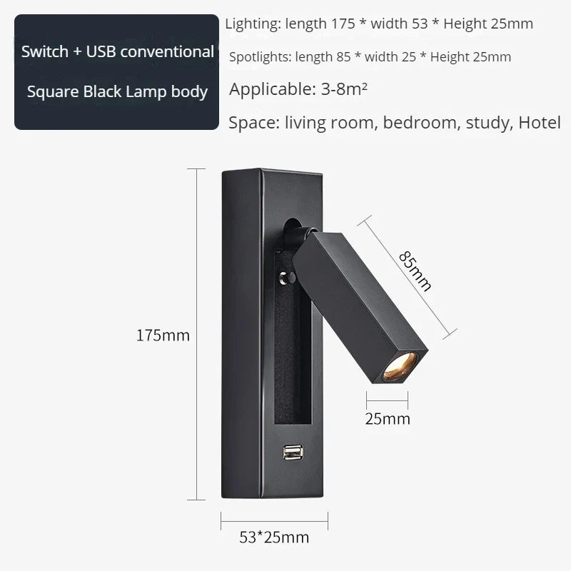 Projector USB Sconce, view 22
