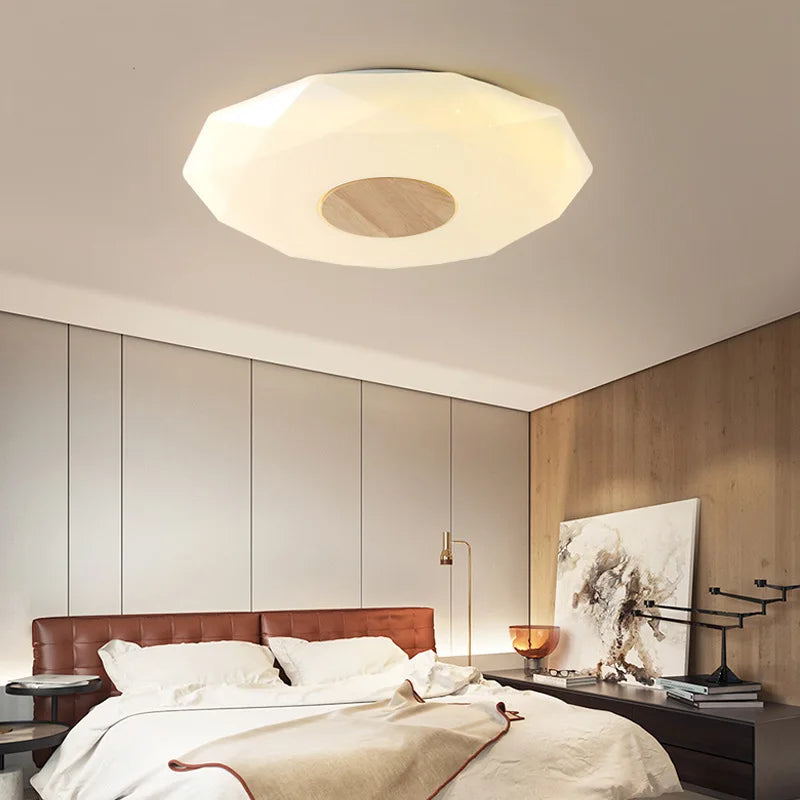 Star wood kids ceiling light