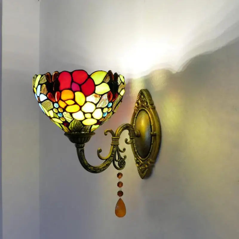 Multicolor vintage sconce