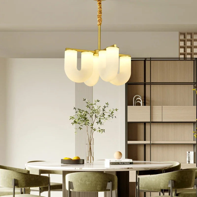 Gold acrylic light