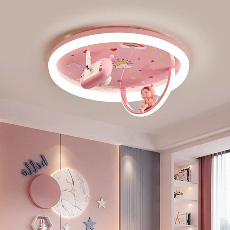 Girls room flush mount