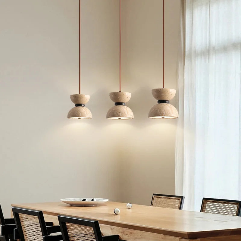 Travertine Stone Pendant, view 3