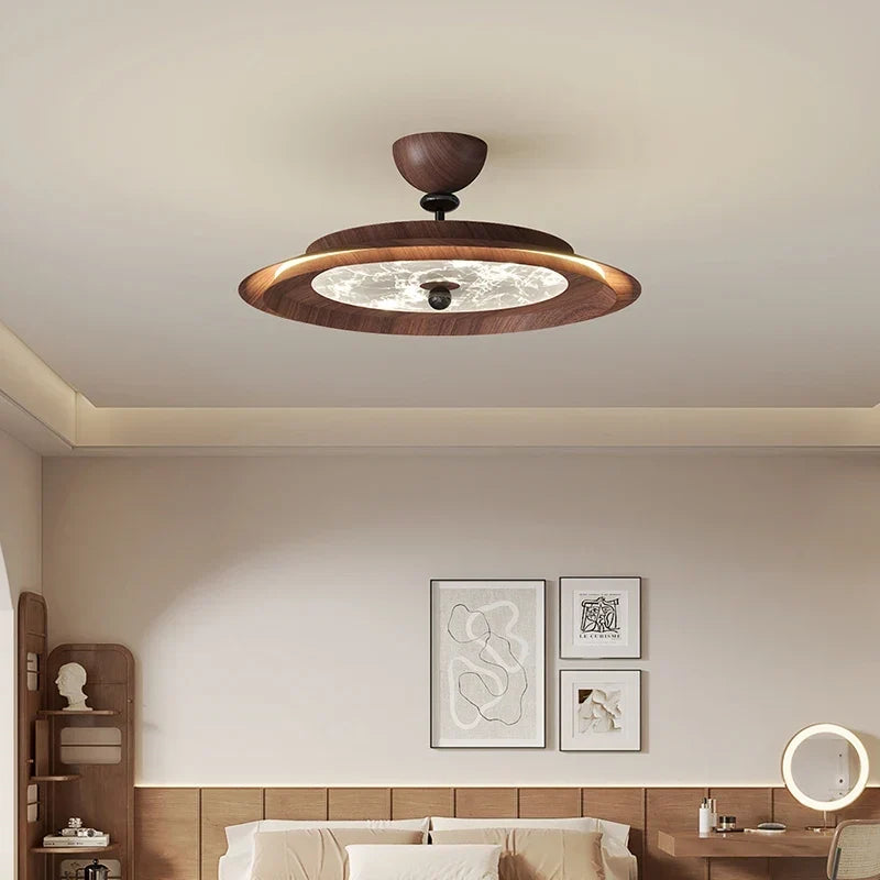 Walnut flush mount