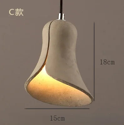 Retro Cement Pendant, 3 Styles, view 9