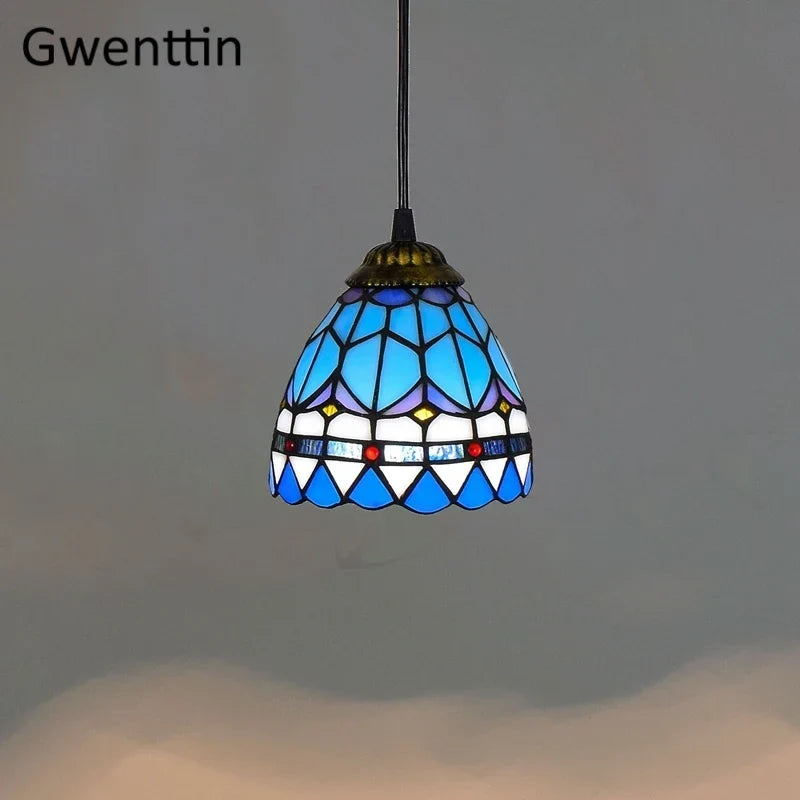 Vintage Tiffany Glass Pendant, view 24