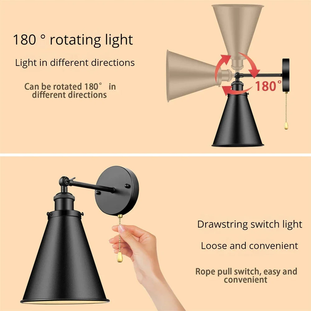 Rotating Iron Sconce, view 8