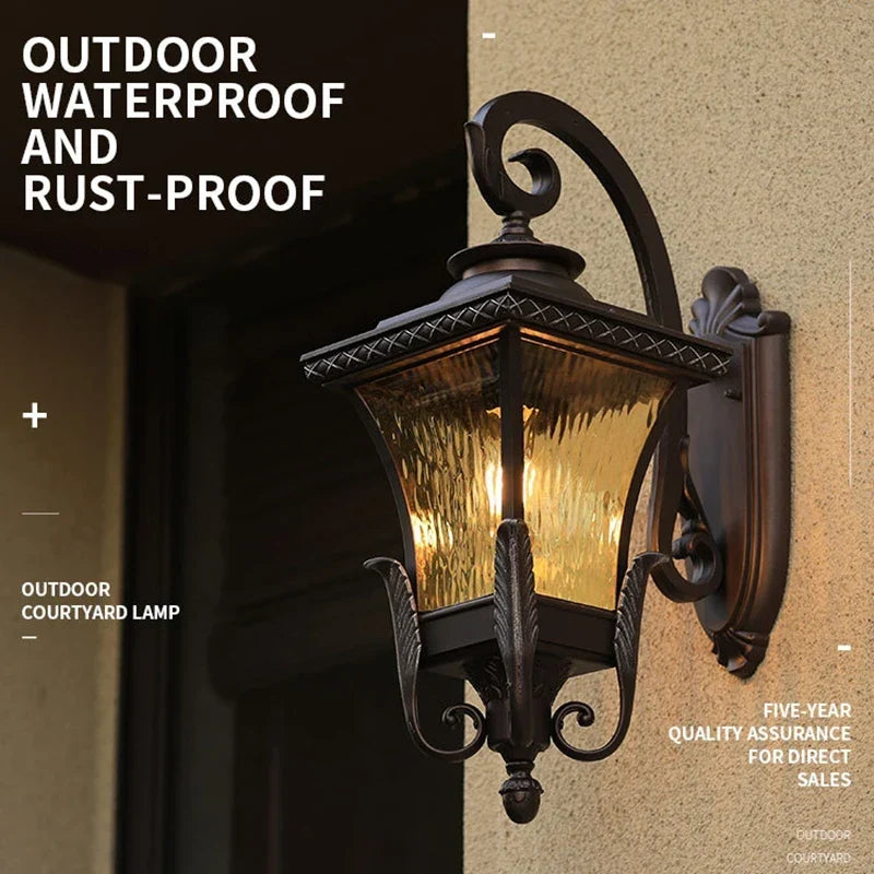 Golden brown lantern