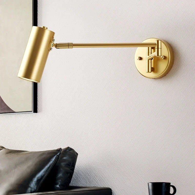 Modern Iron Reading Light, view 3