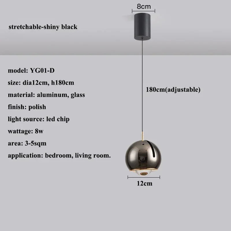 Adjustable LED Pendant, view 8