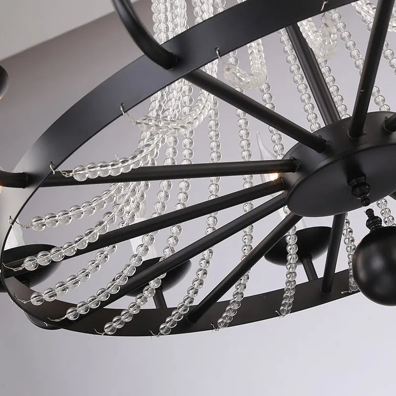 Vintage Crystal Chandelier, view 6