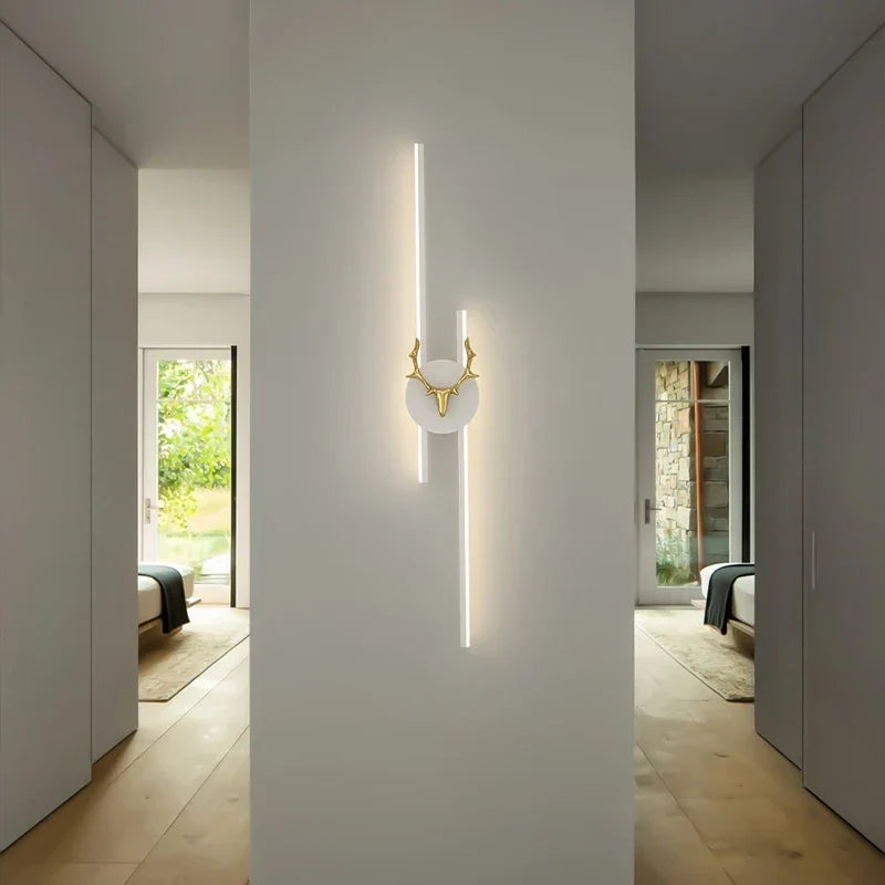 Nordic deer sconce