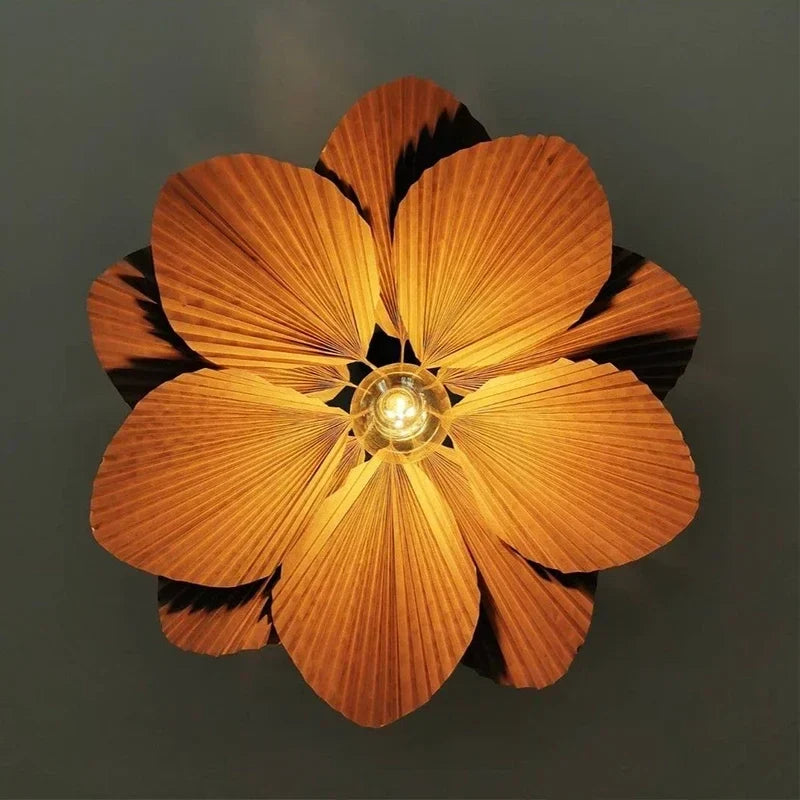 Fabric Flower Pendant, view 4