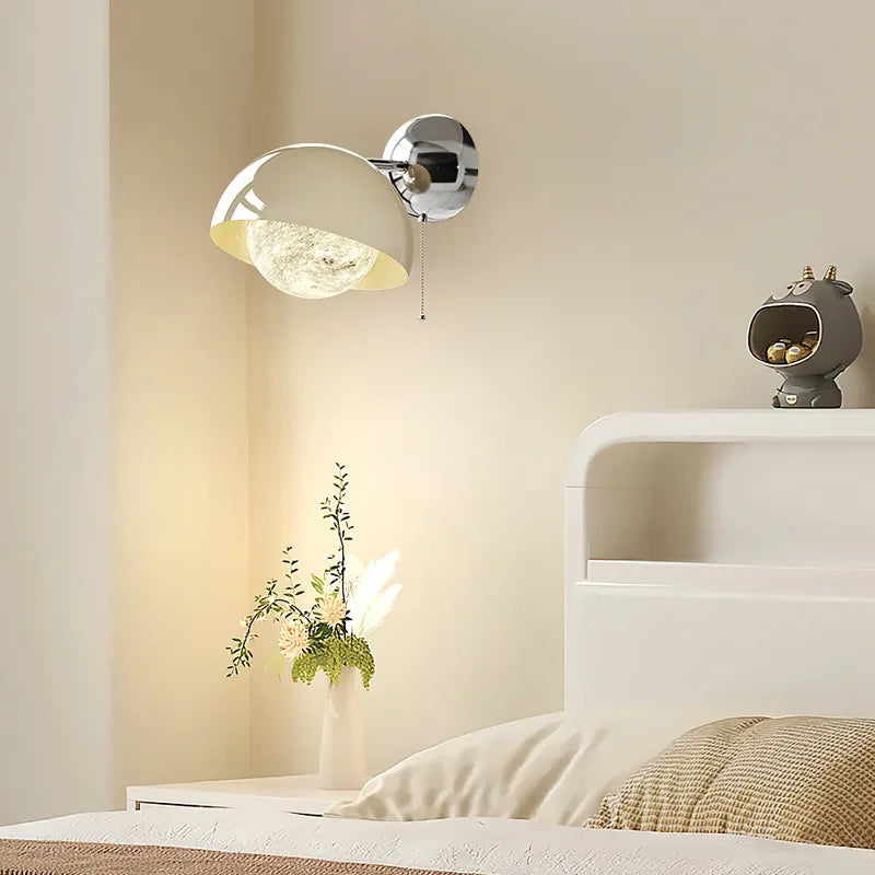 Flower sconce in a kids room