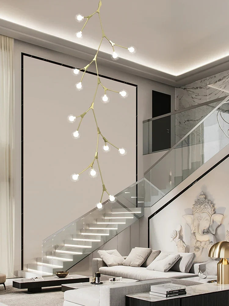 Nordic glass chandelier