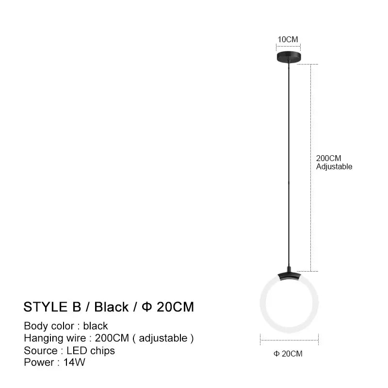 Luxury Minimalist Pendant, view 13