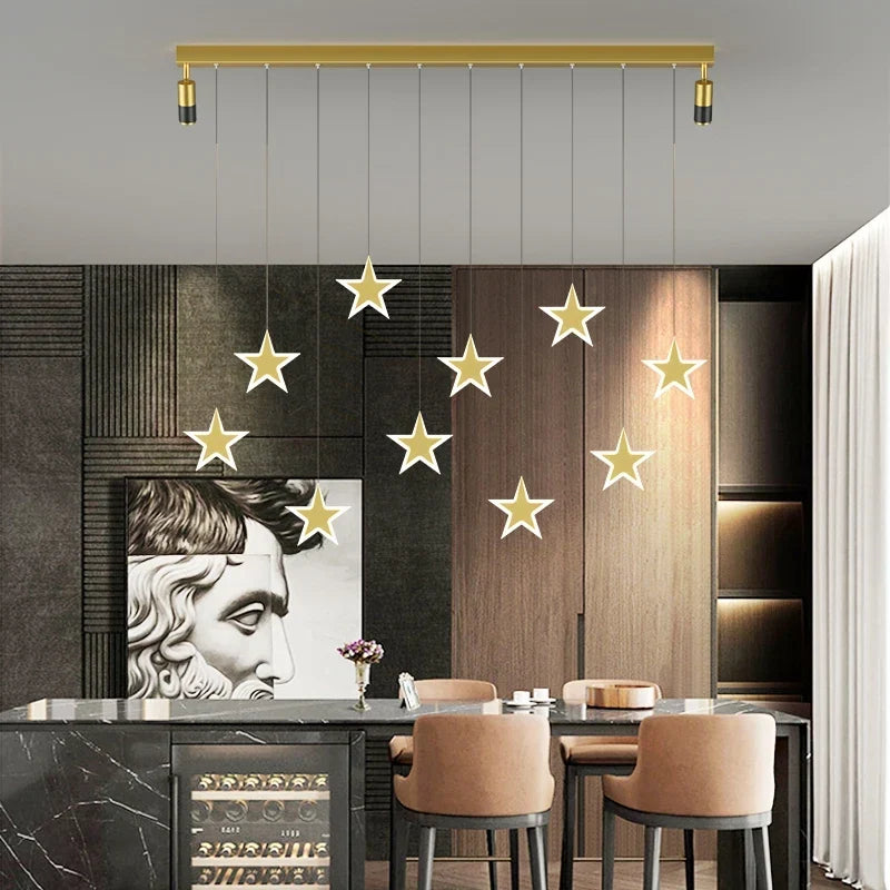 Nordic LED Linear Pendant, view 5
