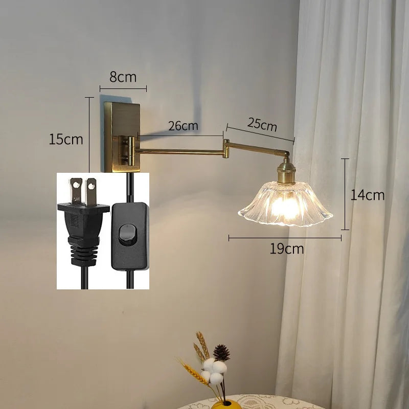 Rotating Arm Glass Light, view 15