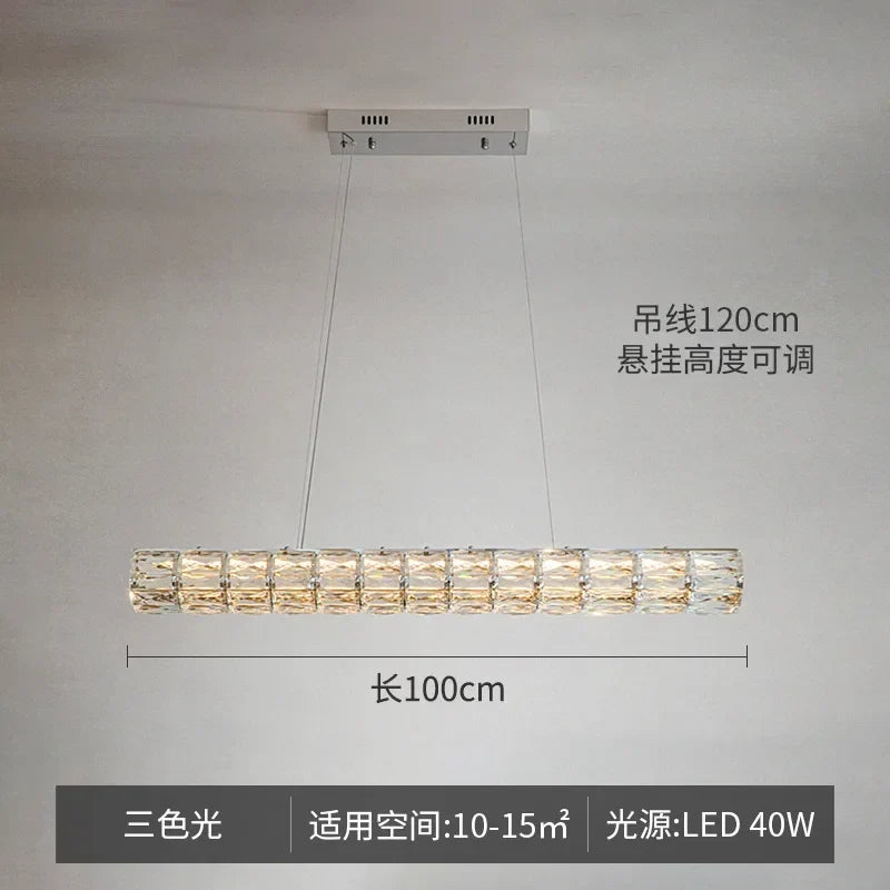 Crystal Linear Pendant, view 9