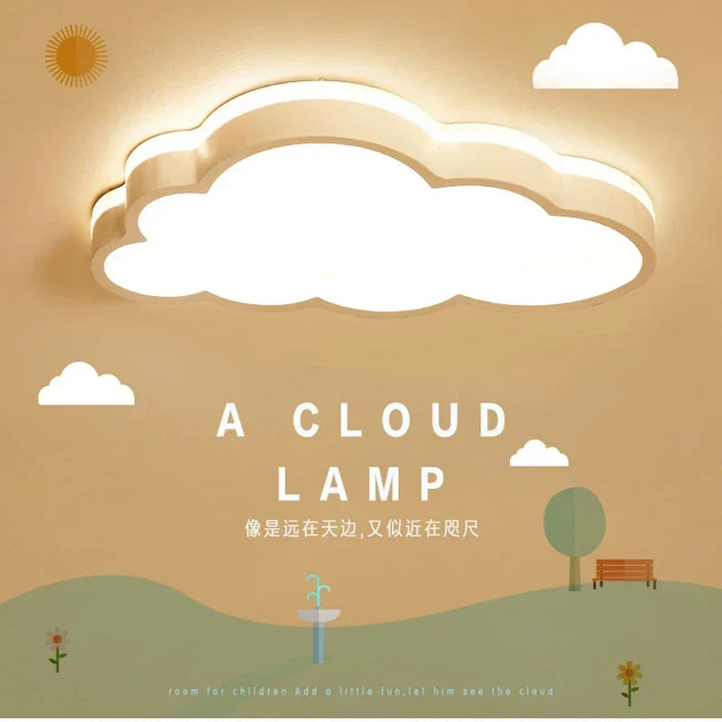 Cloud kids ceiling light