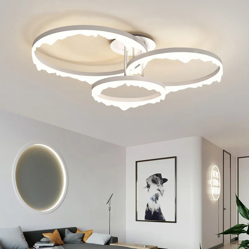 Large minimalist chandelier