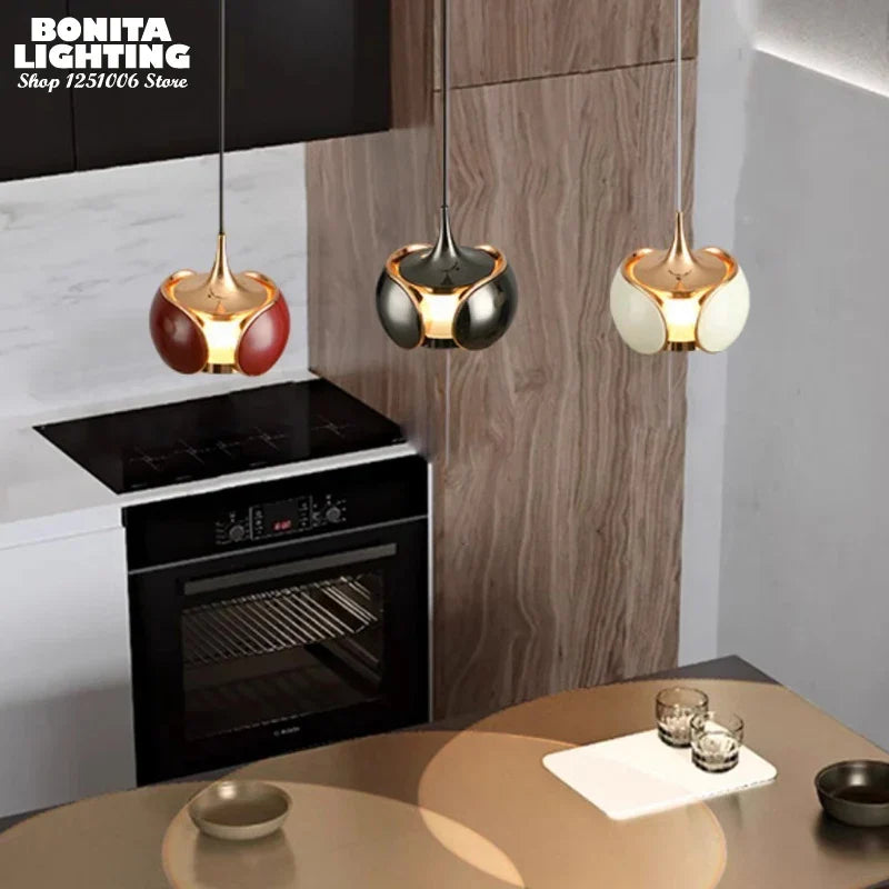 Beetle lens LED pendant