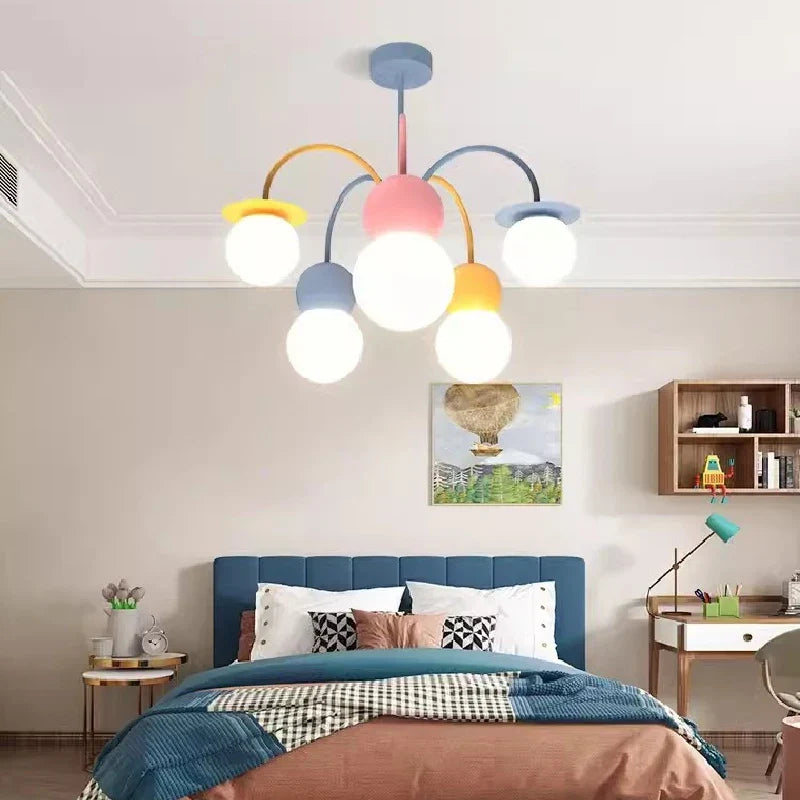 Space nursery flush mount