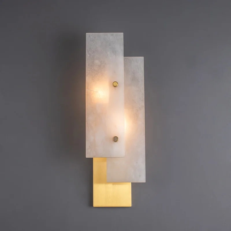 Creative copper LED wall light