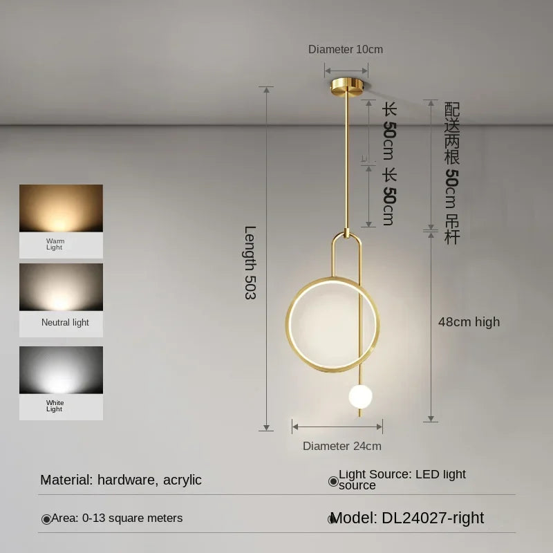 Nordic Gold Ring Pendant, view 11