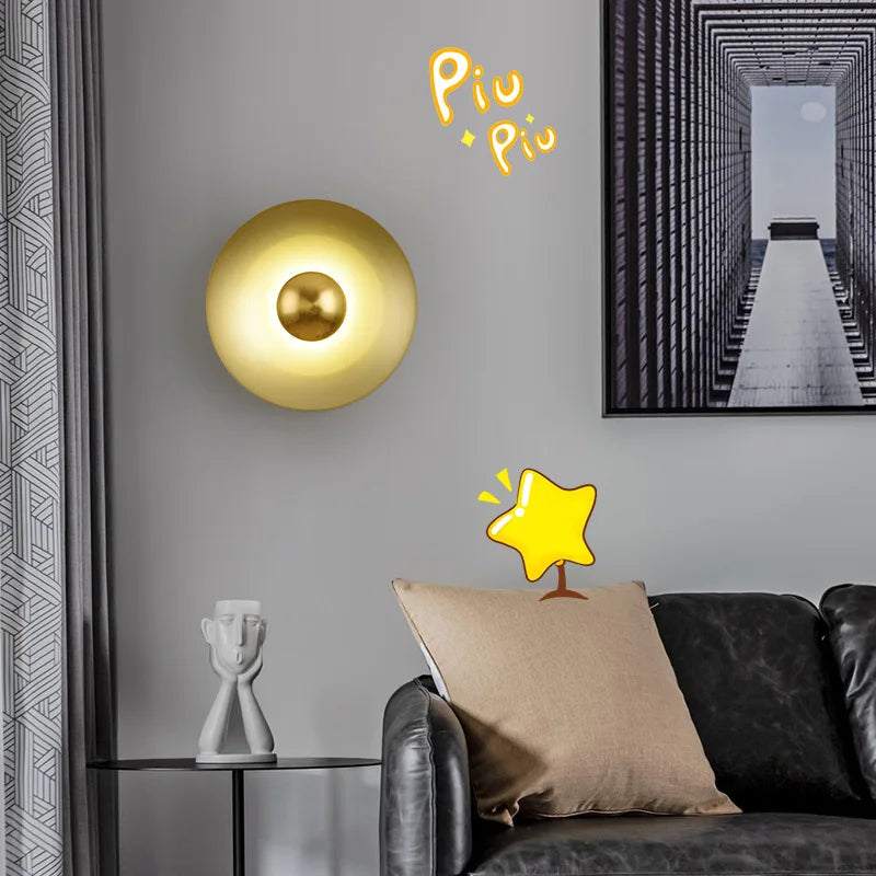 Nordic Circle Wall Light, view 4