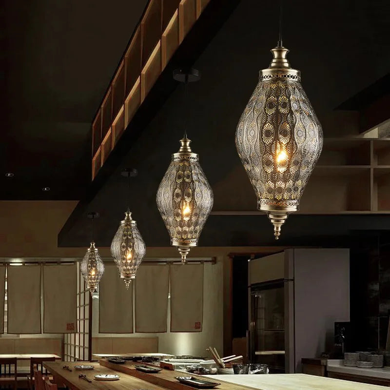 Fabric Restaurant Pendant, view 6