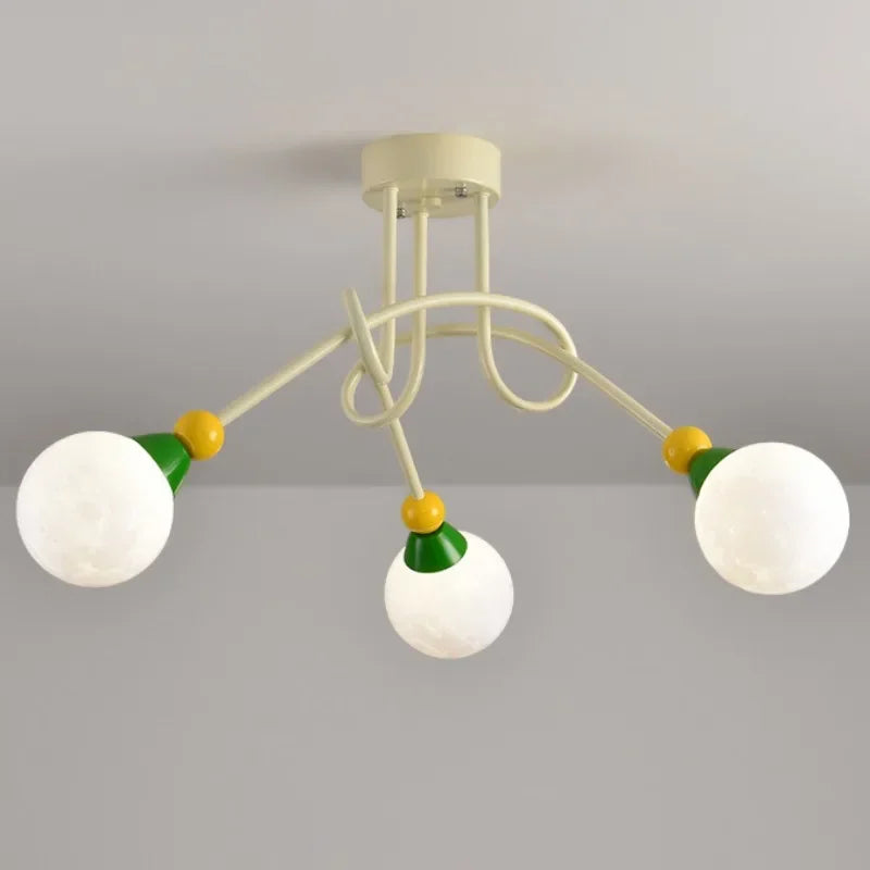 Memphis style ceiling light